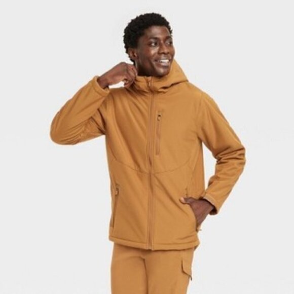 All in Motion Men's Softshell Sherpa Jacket - Picture 1 of 4
